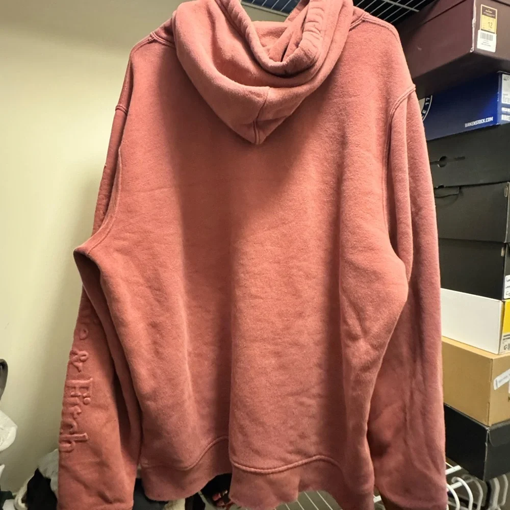 Abercrombie & Fitch Men's Dusky Rose Crewneck Hoodie - Picture 2 of 4